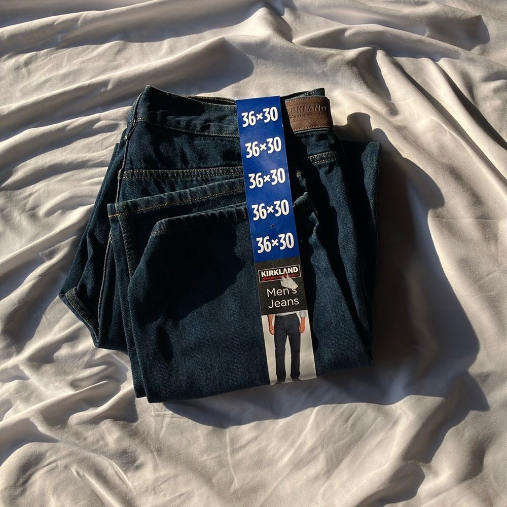 Kirkland Signature Men's Relaxed Jeans - Dark Blue